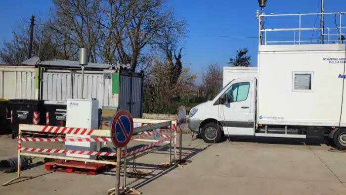 PFAS measuring station in Northern Italy.