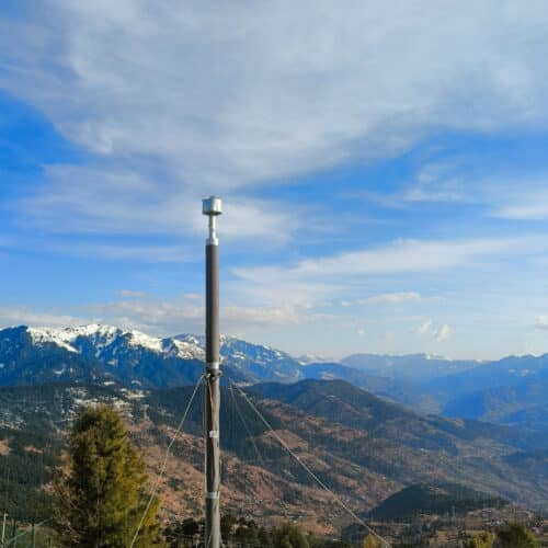 Picture of the measurements site